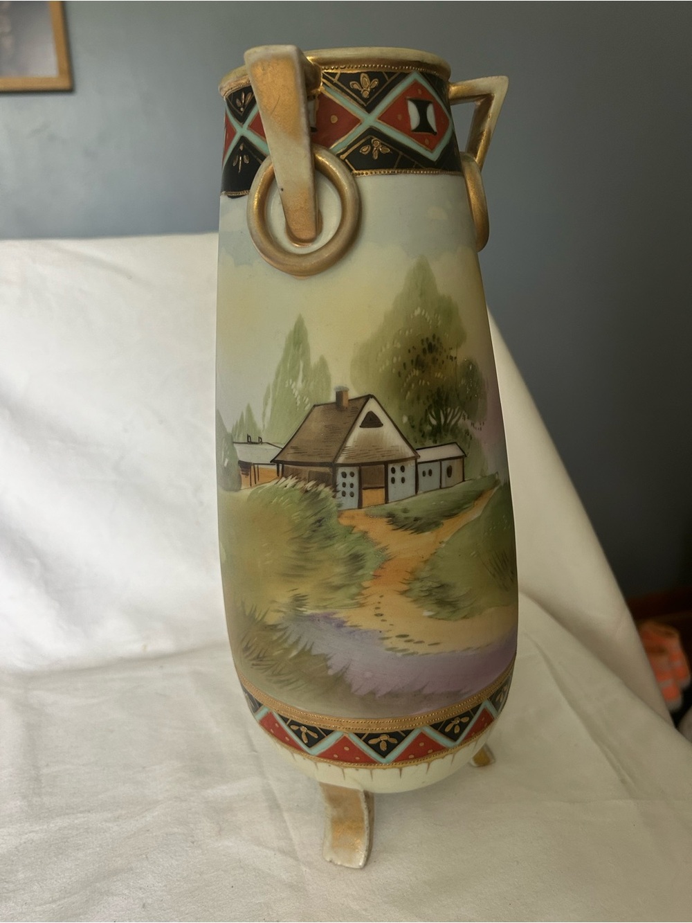 Nippon porcelain vase Vintage 1900’s